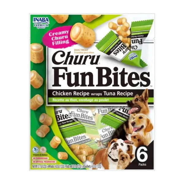 Churu Fun Bites - Dog Treats (6 x 22g)