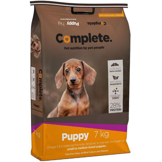 Complete puppy small to medium breed